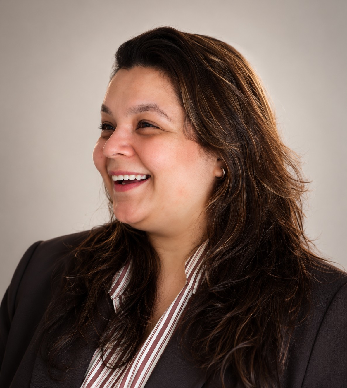 Mehak Bhalejwala, laughing, professional headshot